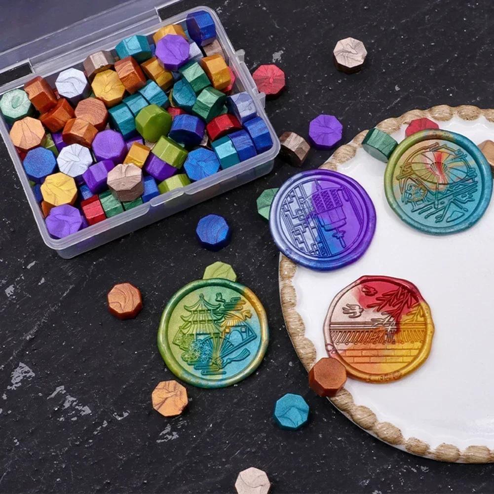 Wax Seal Kit 100Pc Wax Seal Beads Sealing Wax Warmer Spoon Candle For Home Decor Craft Accessory In Stock Wholesale
