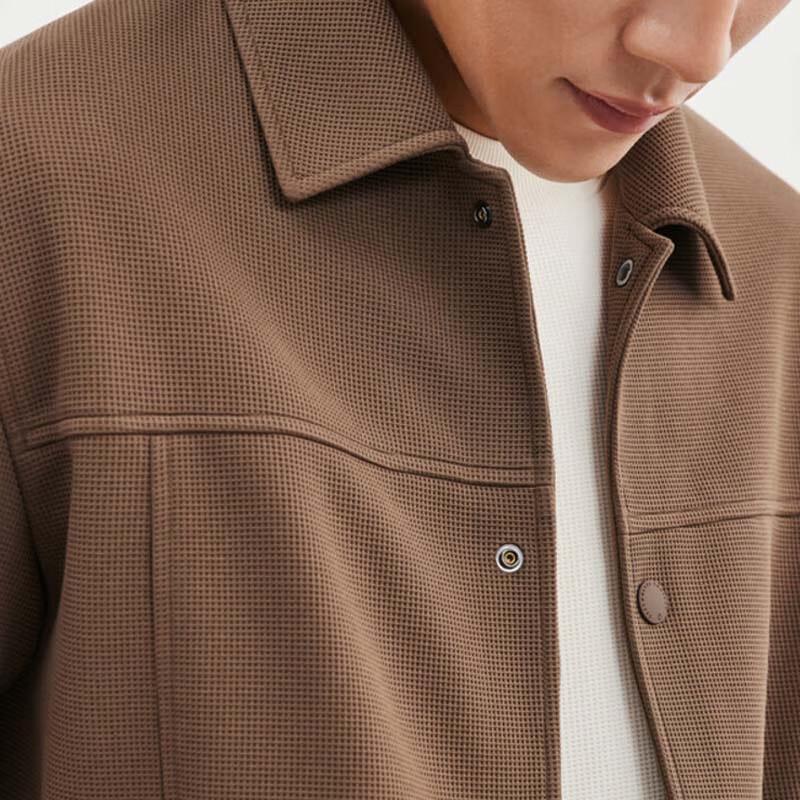 SEPTWOLVES Men's Comfort Simple Lapel Casual Jacket