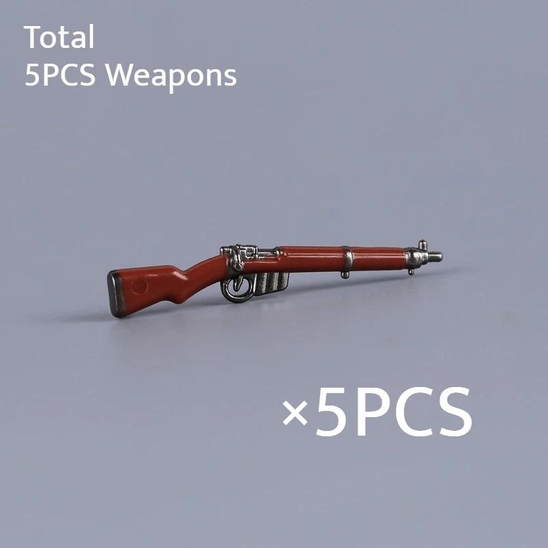 WW II Army Figures Accessory Parts Brick Playset WW2 Soldiers Army Warrior SWAT Police SWAT Machine Gun Scale Ratio Model Block Bricks Toys Playsetss