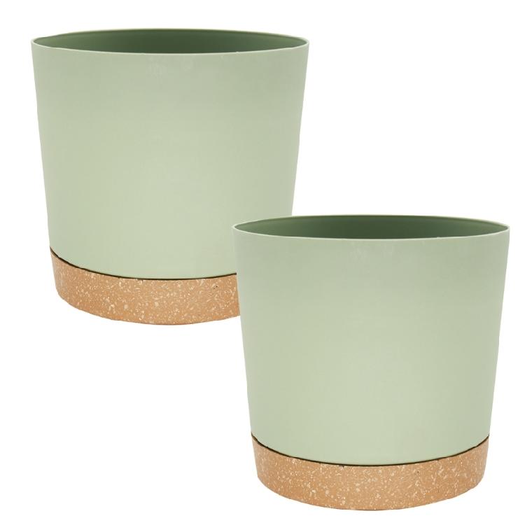 Plastic Planter Mini Flower Container Indoor with Drainage Hole for Succulents Pots for Plant Decoration Accessories
