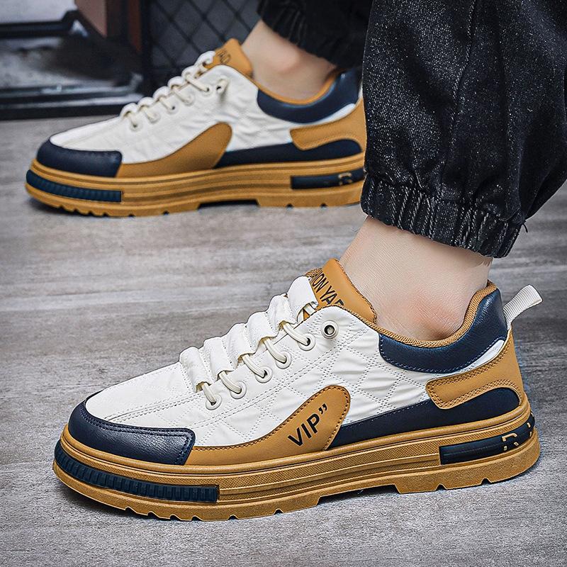 2025 autumn new men's shoes Korean version of fashion sports board shoes male students casual shoes men's youth tide shoes