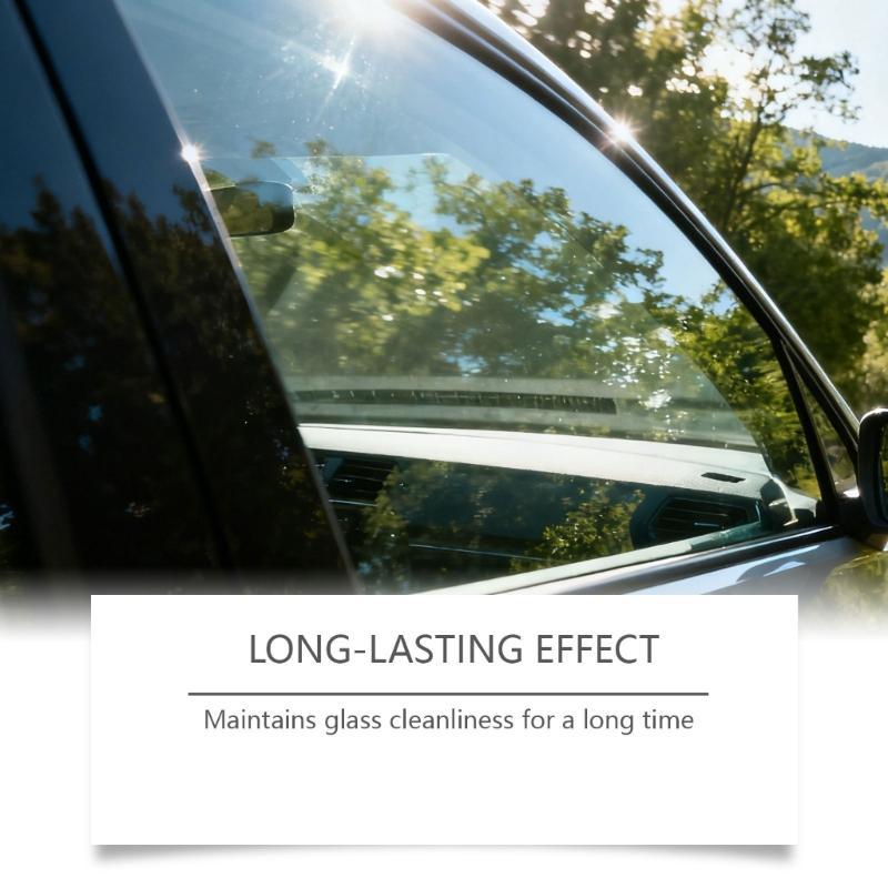 Long Lasting Automotive Glass Protection Coating Applicator Brush Resisting Environmental Damage for Sustained Clear