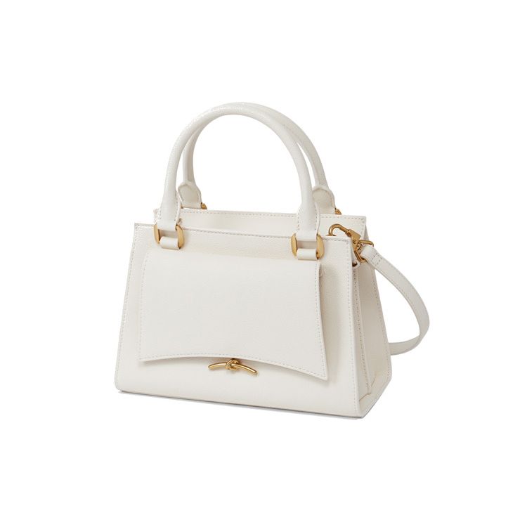 Charles & Keith Vintage Metal Accent Versatile Small CK Shoulder Tote Bag Medium Women handbags Cream Teal Black CK2-30671328