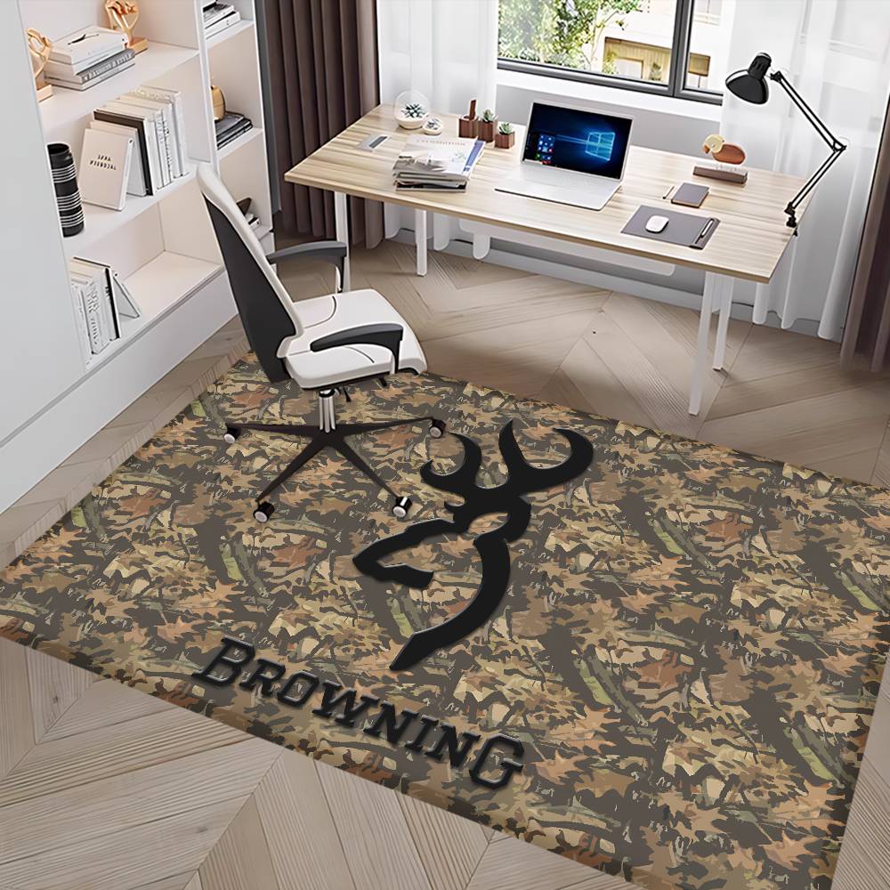 B-Browning Logo Kitchen Mat Kids Room Bedroom Decoration Balcony Anti-Slip Doormat Living Room Alfombra