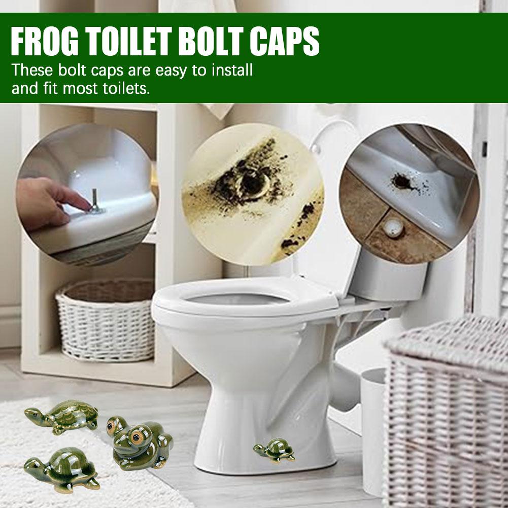 1pcs Toilet Bolt Caps Fun Animals Themed Gadgets For The Toilet Easy Installation Toilet Replacement Parts Multipurpose Hom D3S2