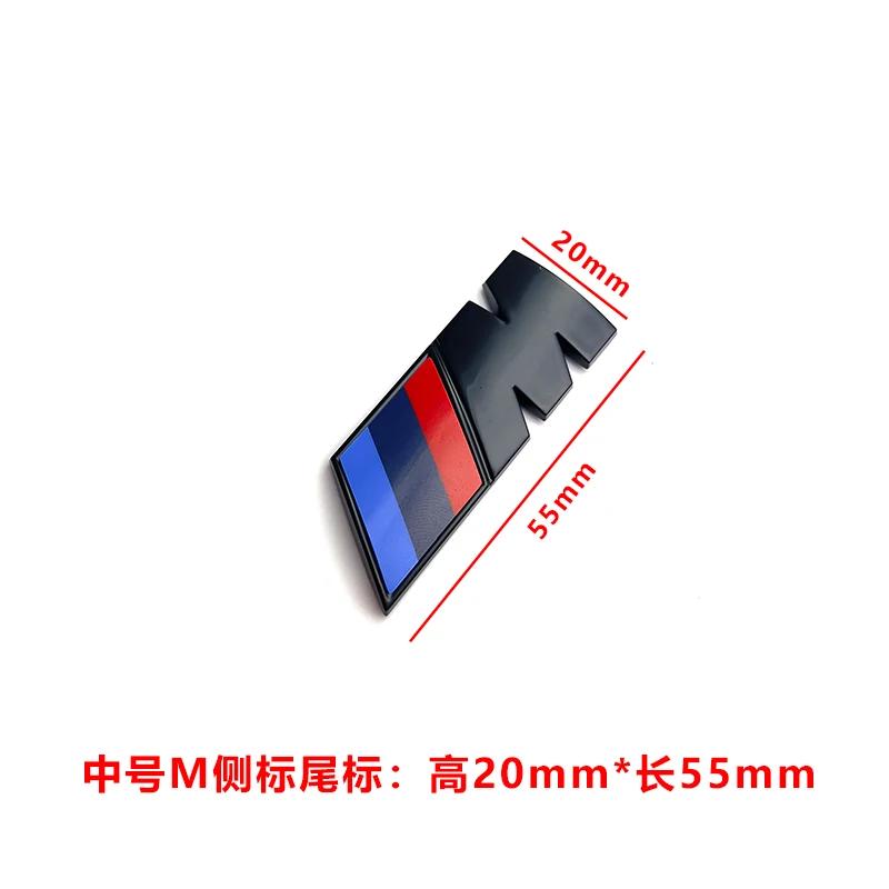 M Sports Sticker Car Accessories Sticker Styling For BMW M LOGO Fender Emblem Badge Rear Trunk Badge 1 3 5 Series X1 X3 X5 X6m AS2