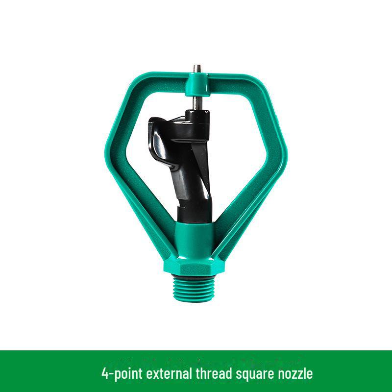 4" X 4/6" Rain-Shaped Sprinkler Head, Universal Threaded Plastic Disc for Garden Irrigation