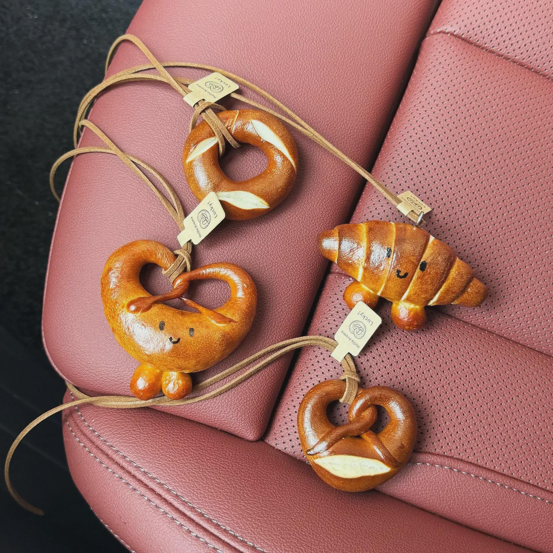 

Handmade Knot Bread Pendant for Car Rearview Mirror