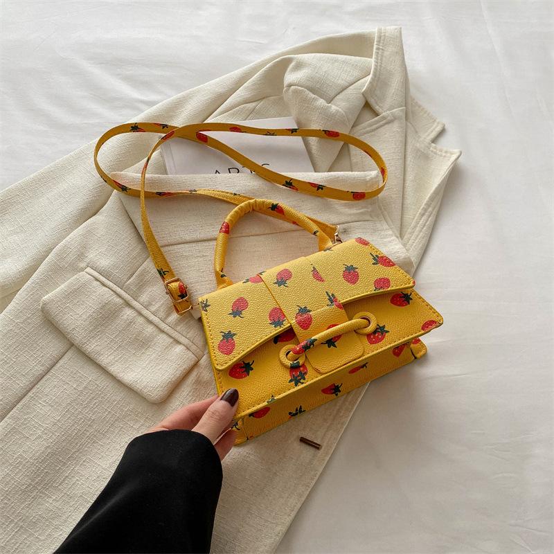 

Casual simple shoulder bag niche women s bag messenger bag 2024 summer new bag women s fashion Korean version small square bag жовтий