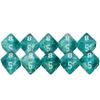 Mixed Colored Dice Polyhedral Dice D8 Dice for DND Boardgame, Educational Accessories Gaming