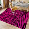 1PC Leopard Print Zebra Stripes Extra Large Non-Slip Floor Carpet, Office, Family, Bedroom, Studio - Large Area Rug Indoor Rugs, Vibrant Colors-W278