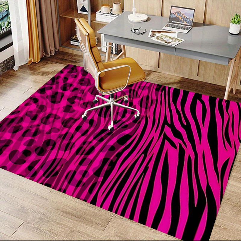 1PC Leopard Print Zebra Stripes Extra Large Non-Slip Floor Carpet, Office, Family, Bedroom, Studio - Large Area Rug Indoor Rugs, Vibrant Colors-W278