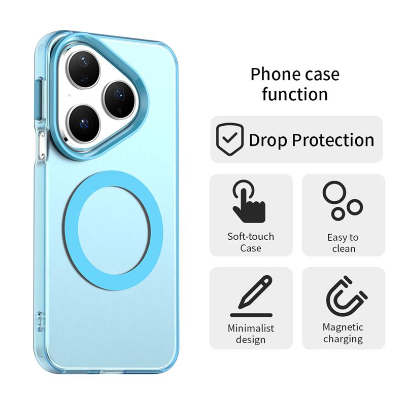 For Huawei Pura 80 Case Huawei Pura 80 Cover Magnetic Matte Durable Bumper Shield Protective Phone Cases On Huawei Pura 80 Funda