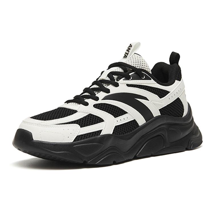 Anta Life Collection Comfortable Low top Casual Shoes Women's Black White 122258891-3