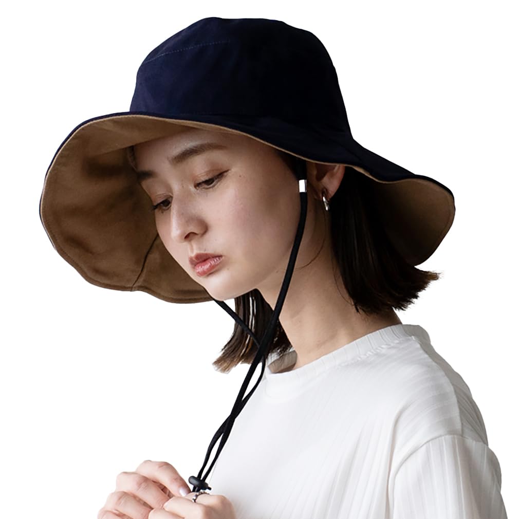 

Шляпа с широкими полями двусторонняя Vita Felice для женщин [VITAFELICE] vnsh-400z (военно-морской флот)