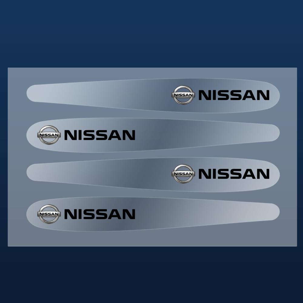 CGEZLH1 4/8Pcs Car Accessories Anti-wear Transparent Door Handle Protective Sticker For Nissan Qashqai J11 Leaf XTrail Tiida Juke Nismo