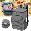 Large Capacity Camping Insulated Backpack Lightweight Adjustable Shoulder Strap Cooler Backpack Portable Oxford Cloth