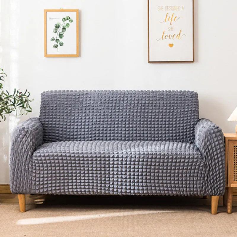 Bubble Cloth Sofa Cover All-inclusive Universal Cover Combination Chaise Longue Corner L-shaped Sofa 1/2/3/4 Seaters Universal