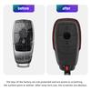 Styling Mouldings Alcantara Car Key Case Cover For Mercedes Benz A C E S G CLS GLC SL Class W176 W177 W205 W206 W212 W213 W222 W