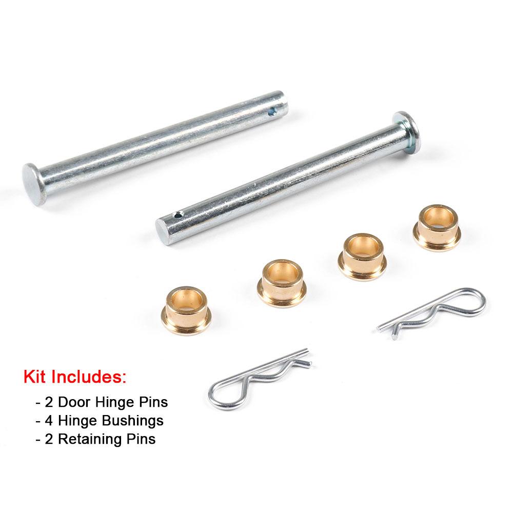 Door Hinge Pins Kit W/ Bushings For Ford Mustang 1979-1993
