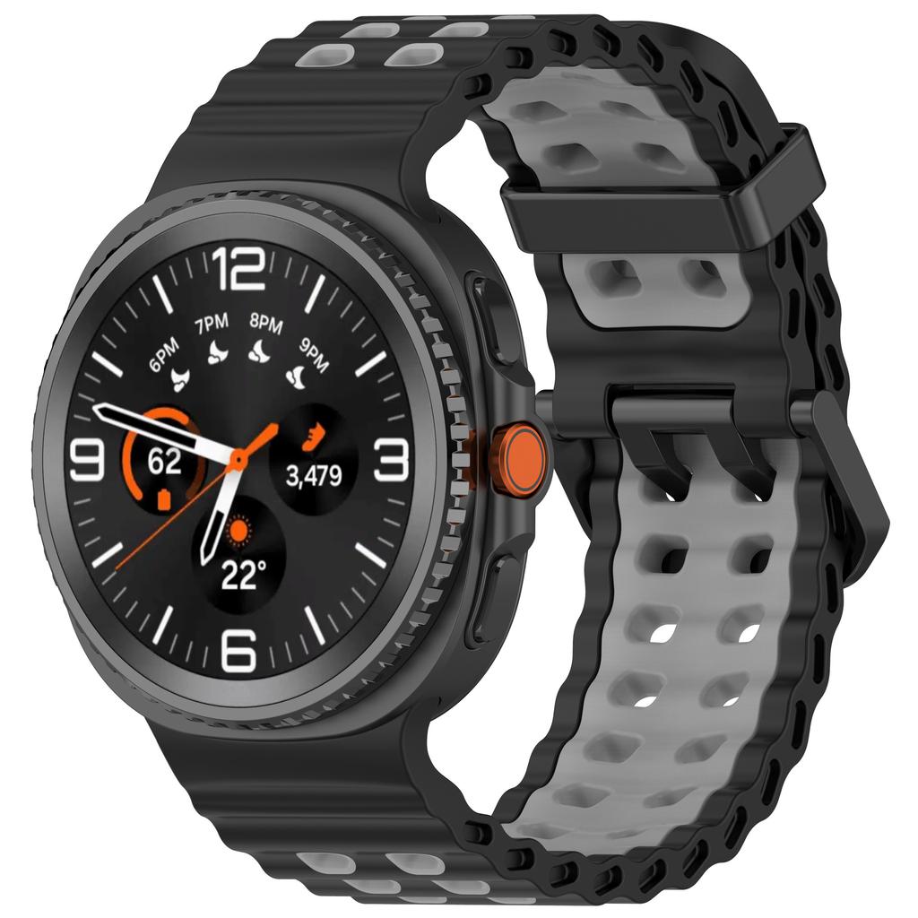 Ocean Silicone Strap for Samsung Galaxy Watch 8 40mm 44mm/8 Classic 46mm Bracelet Breathable Wristband for Galaxy Watch 8 Band
