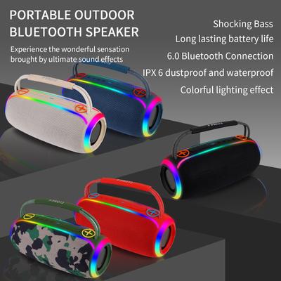 PRO12 Bluetooth-Lautsprecher tragbarer RGB-Licht-Desktop-Subwoofer für den Außenbereich