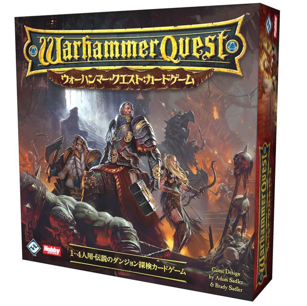 

Hobby Japan Карточная игра Warhammer Японская версия от 14 лет и Настольная игра Quest (1-4 игрока, 30-60 минут, и более)