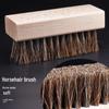 Beech Wood Horsehair Soft Bristle Brush for Polishing & Dust Removal on Leather Shoes & Seats - Free Shipping