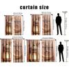 2PCS Ramadan Themed Light Luxury Decorative Curtains   Warm Toned Breeze   Living Room and Bedroom   with Drawbar Pocket Decoration