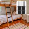 4pcs Soft With 8 Adjustable Hook Bunk Bed Ladder Pads Loop Straps Anti-Slip Bed Step Pad Cover Bunk Bed Ladder Cover Kids Room
