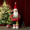 Festival Santa Doll with Sturdy Base Holiday Homes Office Decors Indoors Outdoor Christmas Display 12Inch