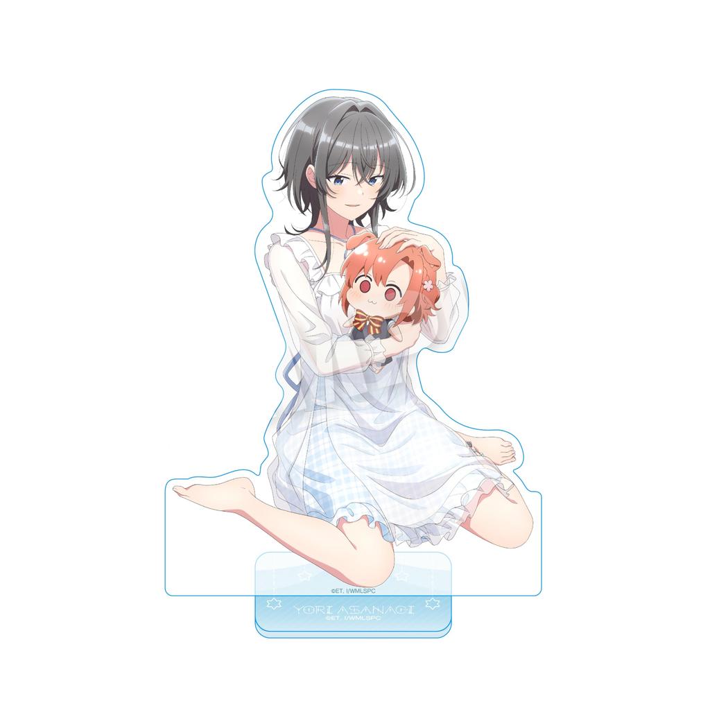 TV Anime "Sing Love Like a Whisper" Asanagi Iori Acrylic Stand Pair Plushie Ver.