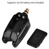 LED Fishing Electronic Fish  Alarm Finder Sound Alert Indicator Light Stick (Black)