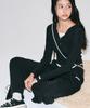 Zero Planet Eva Knit Wide Pants [Black]
