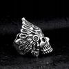 Indian Skull Signet Ring 453
