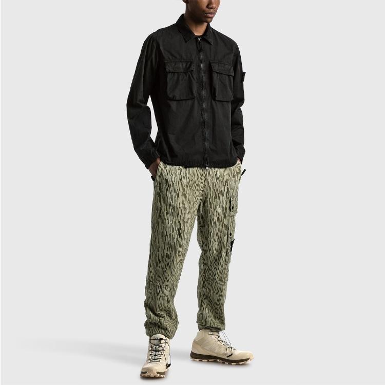 STONE ISLAND Overshirt 'Black' Men's 7615114WN-V0129