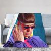 Oliver Tree Album Singer Knitted Blankets Fleece Super Warm Throw Blankets for Bedding Couch Bed Rug
