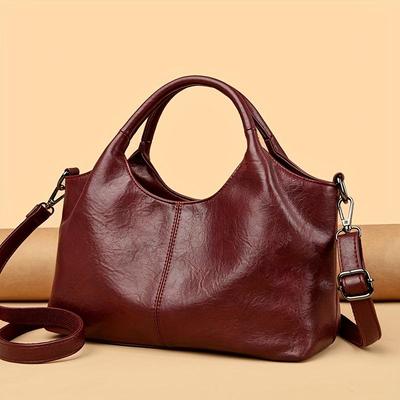 2026 Trendy Handbag, Fashionable Women's Shoulder Bag, Gift for Mom, Casual Crossbody Bag, Versatile Shopping Bag with Zip Closure