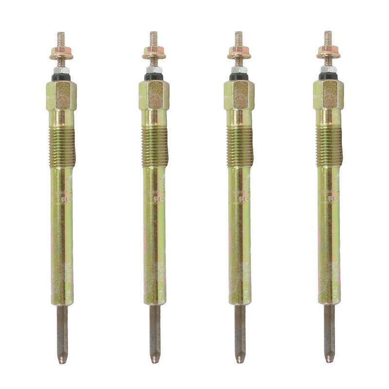 4pcs 4JB1 Plug Glows set For NQR NKR NHR Pickup Mustang Bobcat Skid Steer Loader Sumitomo Kobelco SK60 Excavator 8-94133-759-9