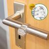 Security Protection Doorstop House Door Stop Transparent Silicone Handle Protector Home Hardware Door Ding Prevention Guard