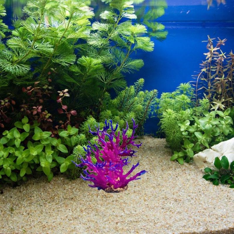 Artificial Coral Decorative Plant Tree Decors for Fish Tanks Ornaments Colorful Ornaments Plant for Terrarium Plant