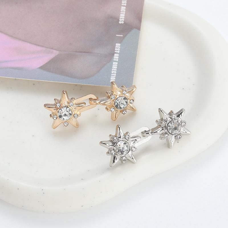 Zircon Stars Shaped Adjustable Tighten Invisibility Decoration Waist Buckles Jeans Pants Skirts Detachable Clothing Accessories