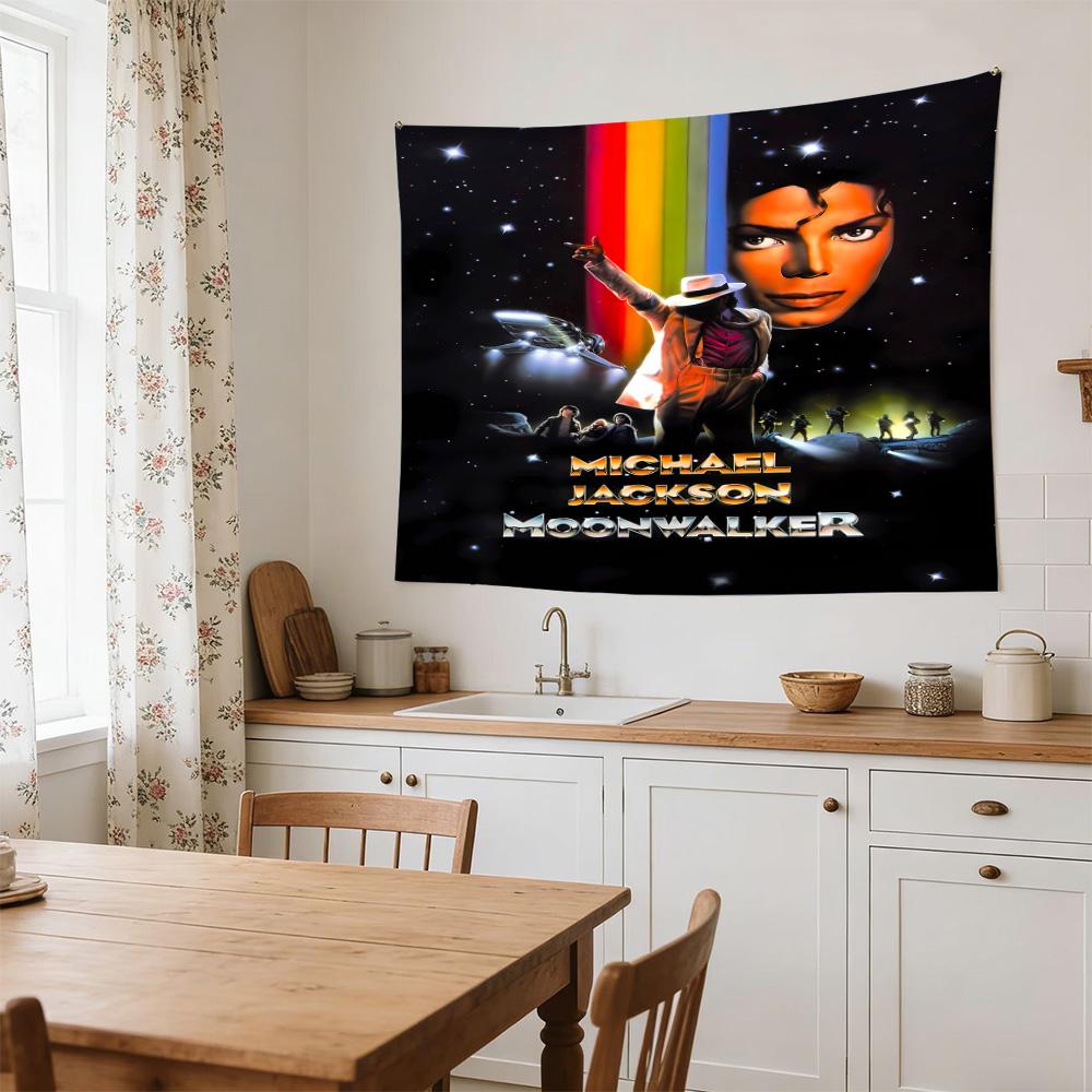 Moonwalk Dance Legend Large Wall Tapestry,Ideal for Office Backdrops, Holiday Gifts, Home Decor (Living Room, Bedroom, Dorm, Parties), and Outdoor Cel