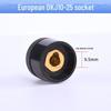 European Style All-Copper Welding Machine Quick Connector Plug DJK10-25 35-50