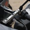 Suporte Extensor Multifuncional de Alumínio para Espelho Retrovisor de Motocicleta, Scooter, ATV, Suporte para Holofote, Suporte para Celular