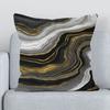 Chair Cushion Cover x Black Golden Marble Pillowcase  Short Plush Pillow Cases for Bed Lounge Chairs Fall Decor Sofa