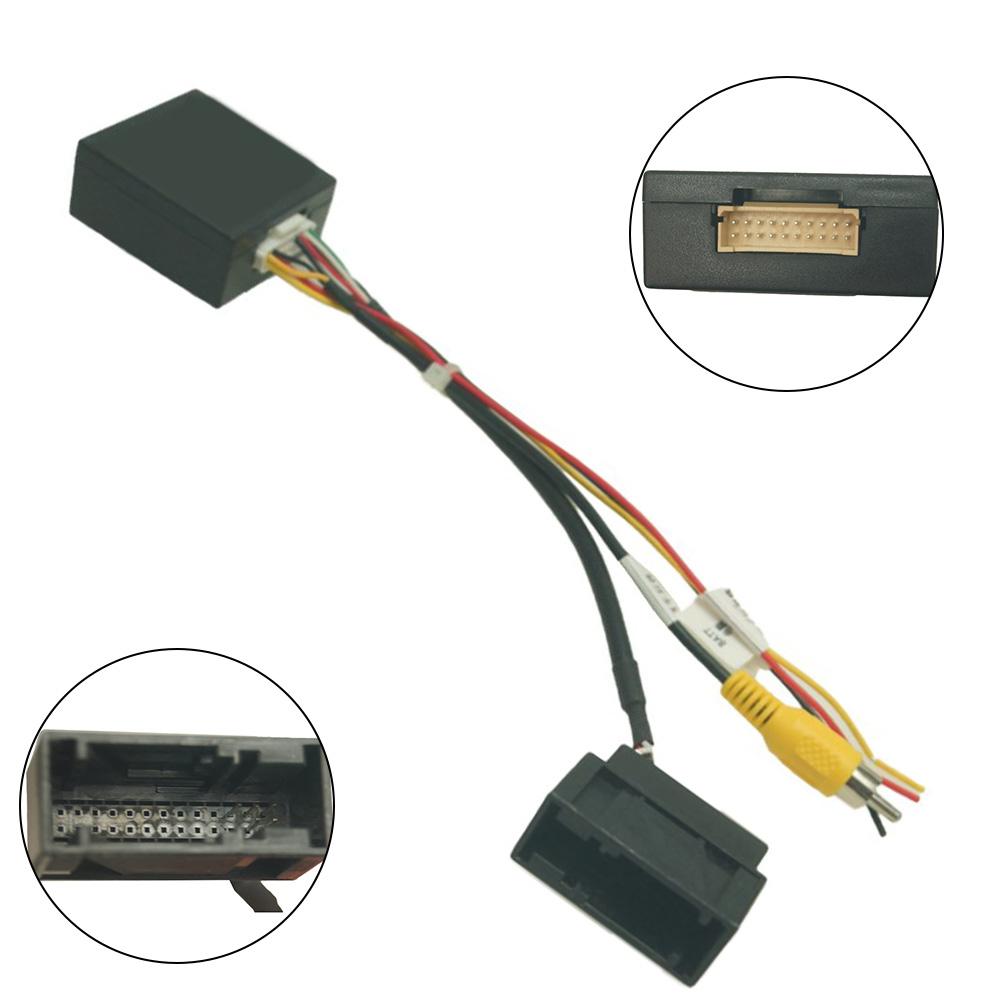26 Pin RGB To CVBS AV Signal Converter Adapter For Rearview Camera For Passat Rearview Backup Camera ABS RGB Converter