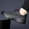 Fashion High Quality Mens Trekking Shoes Rotary Buckle Hiking Shoes Men Outdoor Casual Sneakers Man Breathable Non Slip Walking Shoes