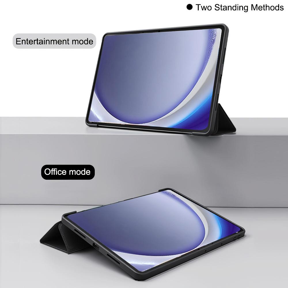 For Samsung Galaxy Tab A9 8.7 (SM-X110 SM-X115) / A9 Plus 11 (SM-X210 SM-X215) Soft Silicone Case Magnetic Flip Smart Cover