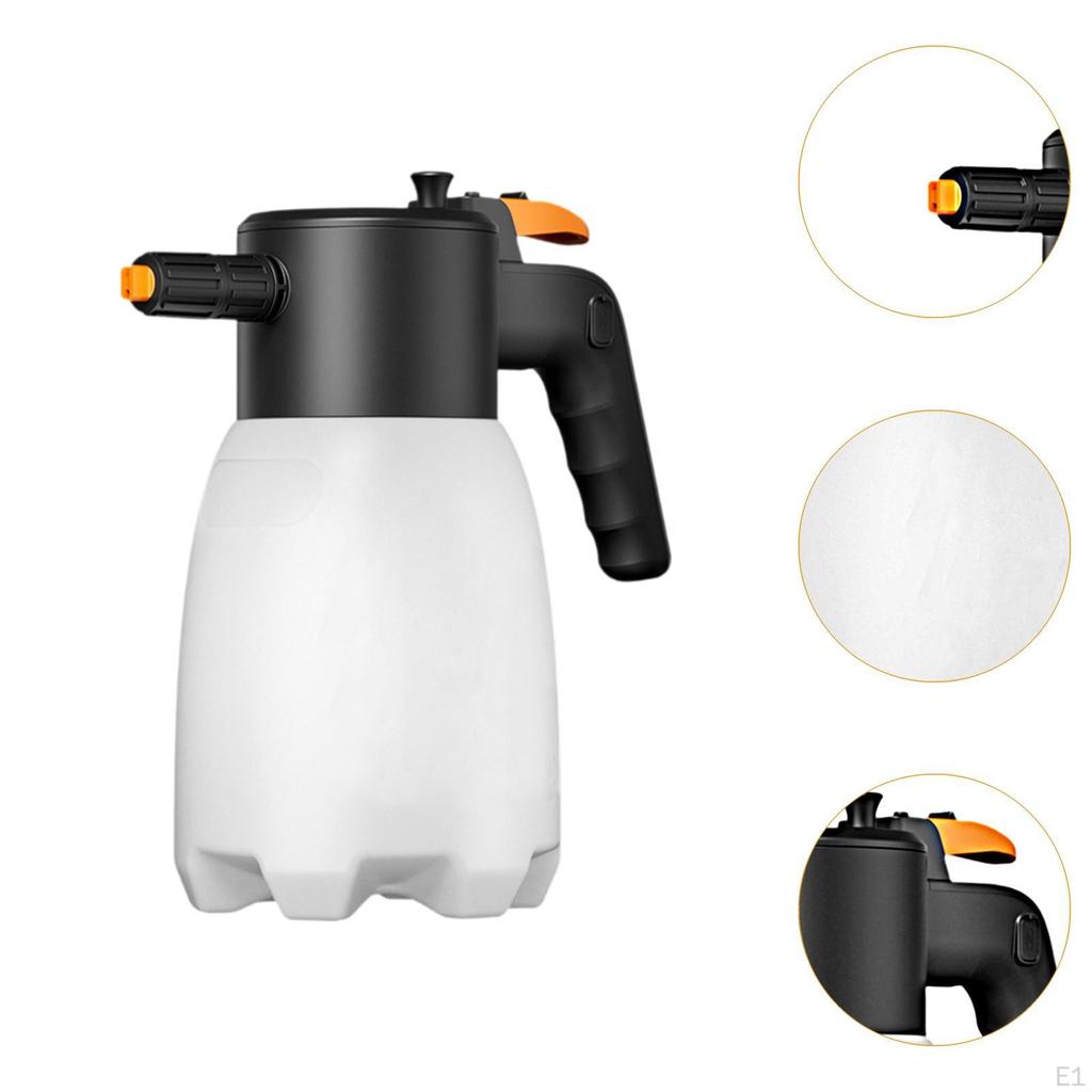 1.7 L Car Electric Foaming Sprayer Handheld USB Charging for Home Cleaning and Garden Use